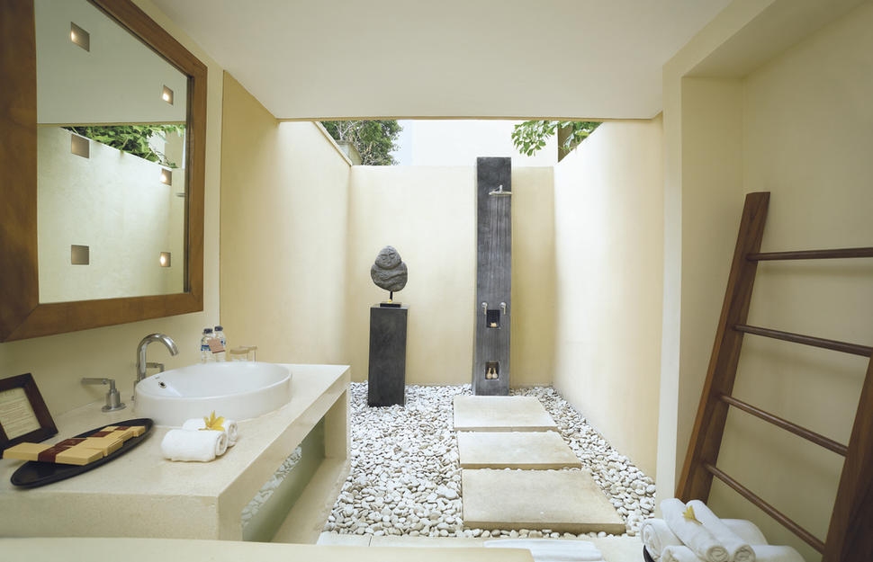 Outside bathroom