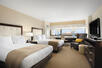 Standard twin room, Hilton Miami Airport, Miami, Florida, USA