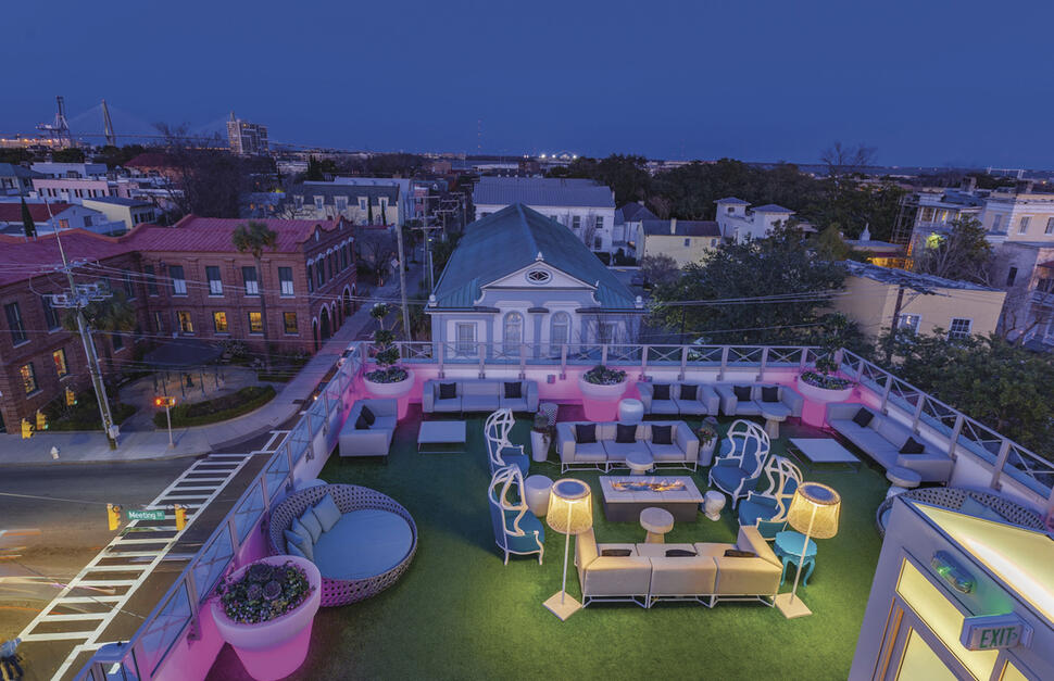 Rooftop bar