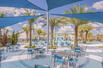 Poolside dining at Veranda Palms