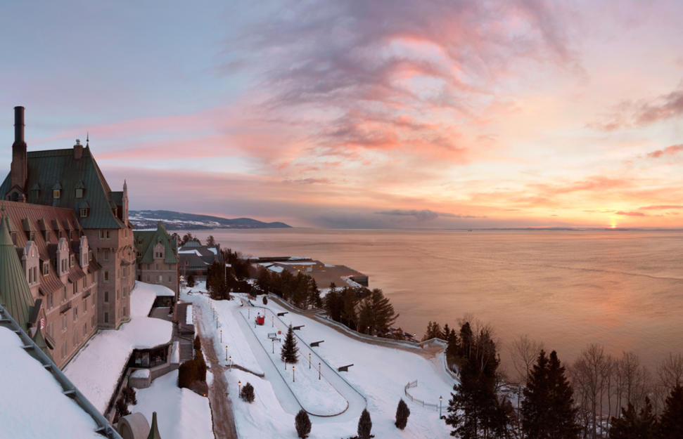 Winter sunset
