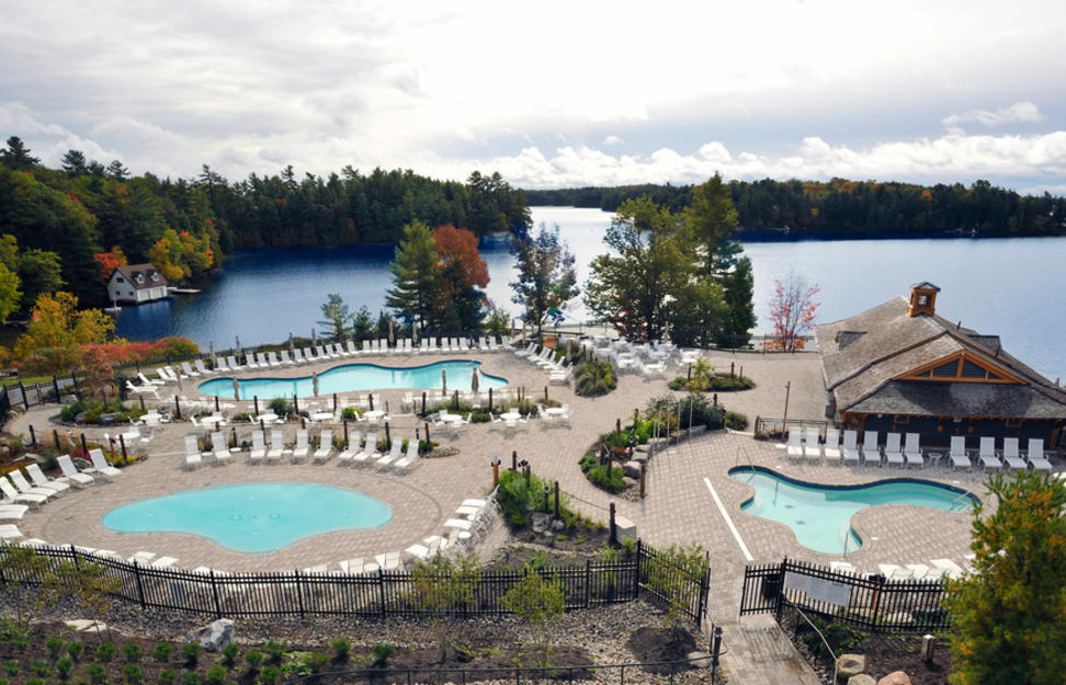 Aeriel pool view