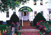 Exterior and entrance of Merrill Farm Resort in New Hampshire.