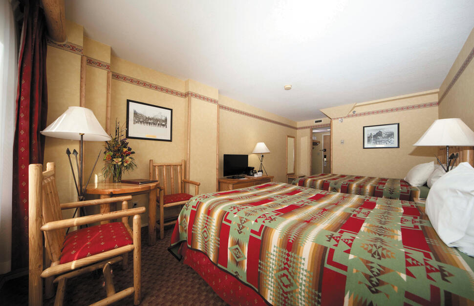 Standard Room, Brewster's Mountain Lodge, Banff, Alberta, Canada