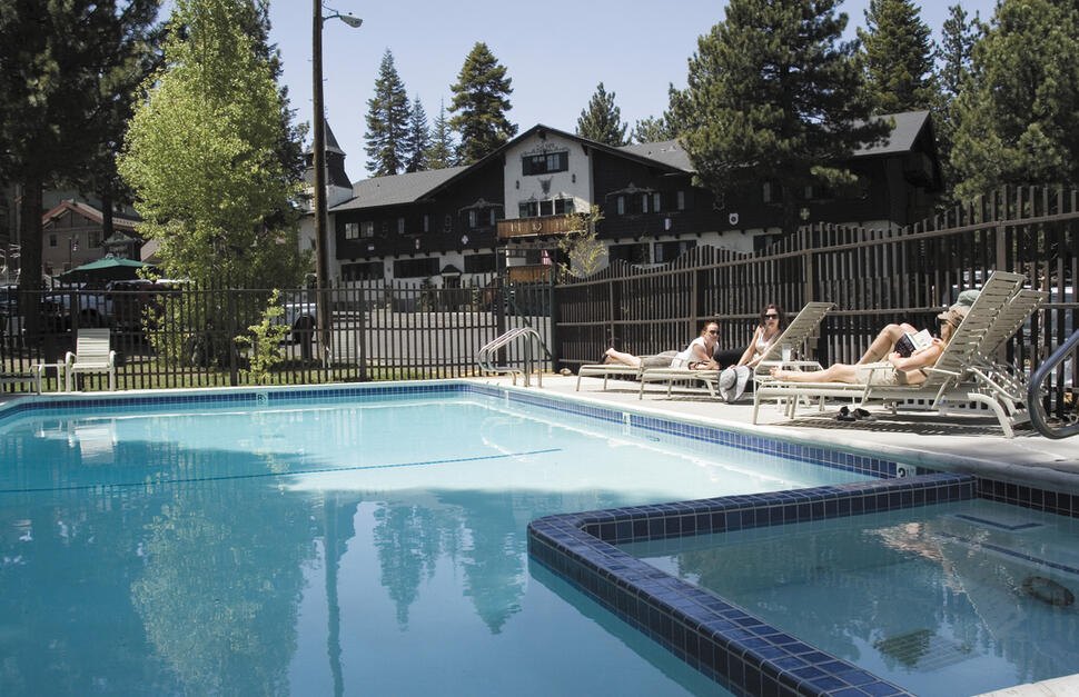 Pool at Alpenhof Lodge, Mammoth