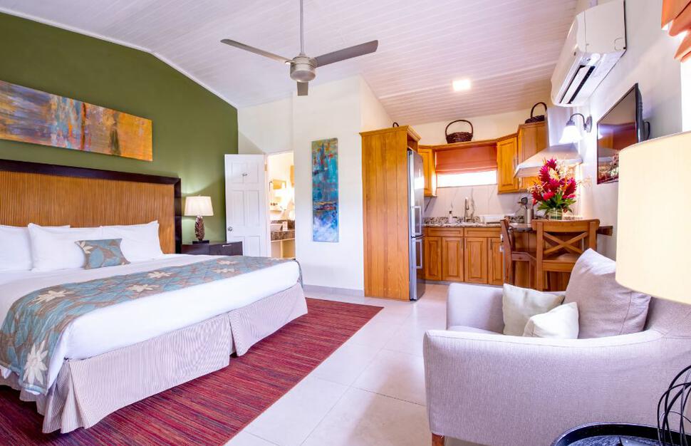 One-Bed Deluxe Garden View Room