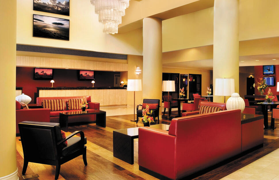 Lobby, Newark Liberty International Airport Marriott