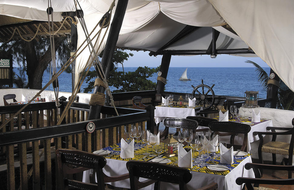 Jahazi Grill, Serena Beach Hotel, Mombasa, Kenya.
