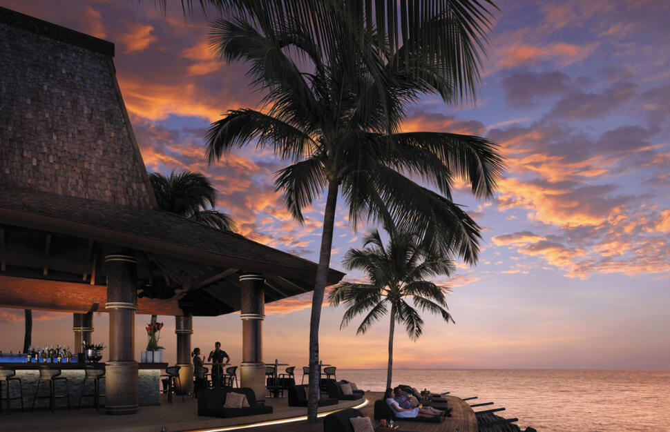 Sunset Bar, Shangri-La's Tanjung Aru Resort and Spa, Borneo