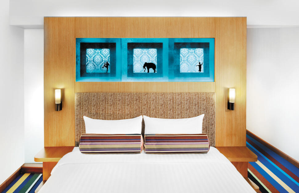 Urban Twin Room, Aloft Bangkok, Thailand, Far East.
