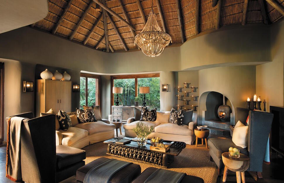 Lelapa Lodge Lounge, Madikwe Safari Lodge, Madikwe Game Resort