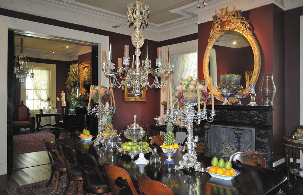 Dining room, Houmas House, Louisaianna, USA