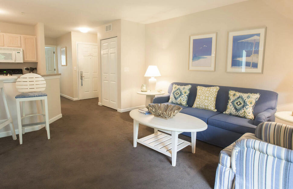 Britterige Villa living room, Ocean Edge Resort & Club