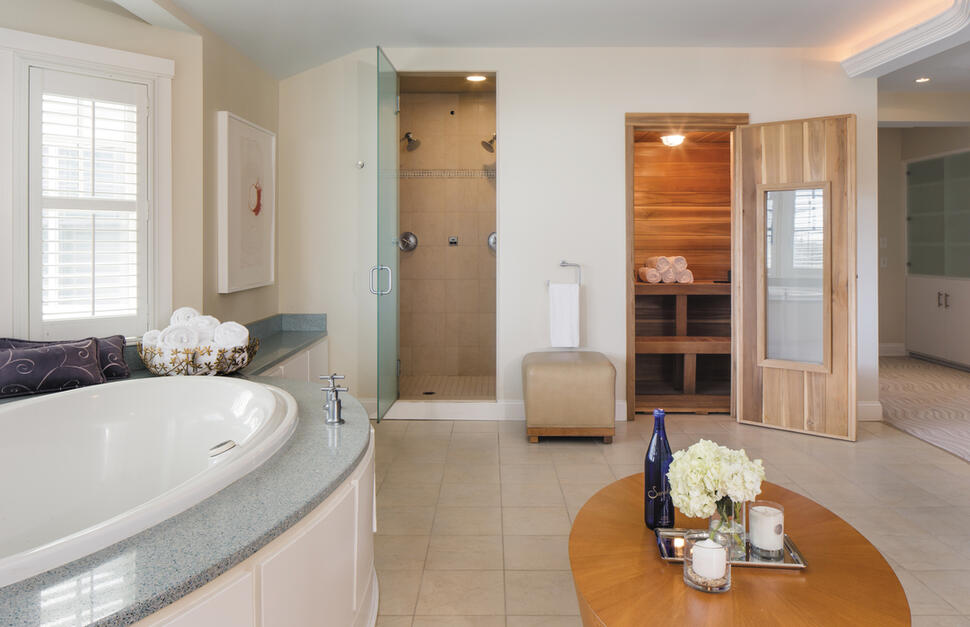 Spa Suite Bath, Chatham Bars Inn, Cape Cod, New England, East Coast USA.