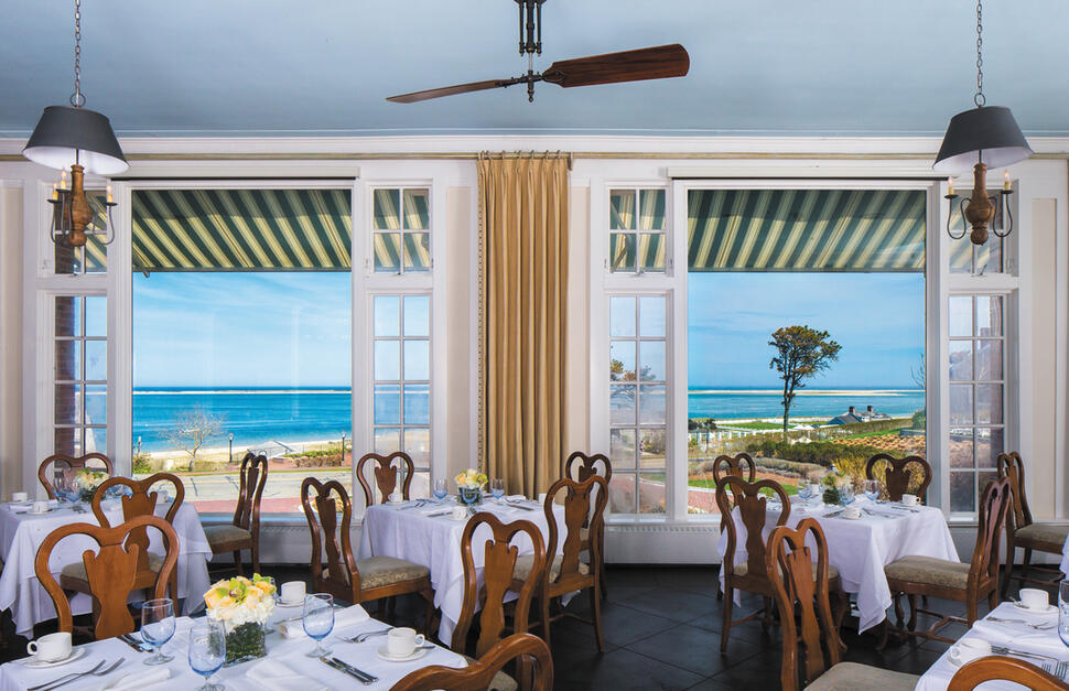 STARS Dining Room, Chatham Bars Inn, Cape Cod, New England, East Coast USA.