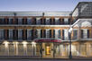 Exterior, bedroom, St James Hotel New Orleans, Southern USA.