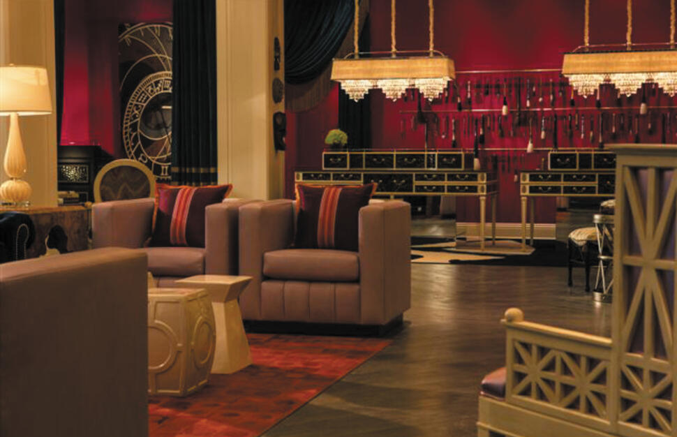 Reception, Hotel Monaco Philadelphia, USA