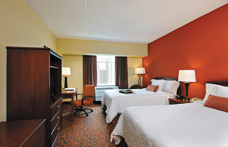 Standard Double Room, Hampton Inn Philadephia, USA