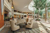 Hotel Lobby, Hilton Boston Logan Airport, Boston, Massachusetts