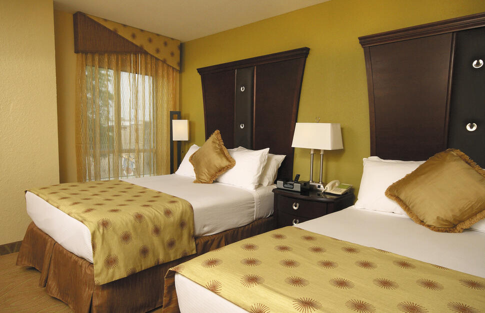two Double bedroom, beds, Room, The Hotel Highland at Five Points South, Alabama, Southern USA