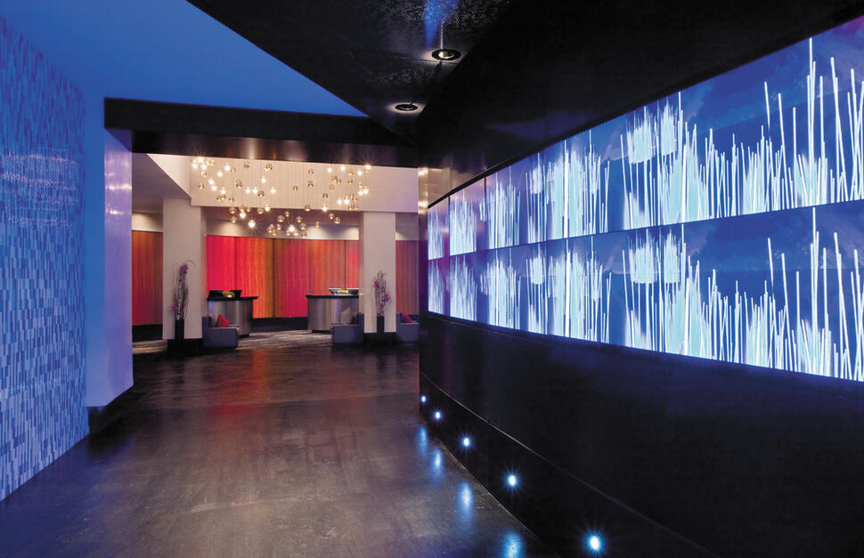 Welcome lobby, W Midtown Atlanta, Georgia, Deep South