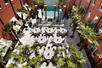 Mansion on Forsyth, marble courtyard, USA