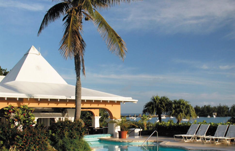 Swimming pool, Grotto Bay Beach Resort, Bermuda