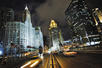 Exterior view from the hotel, Intercontinental Chicago, USA,