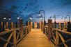 Couple on a jetty at the Sanibel Harbour Resort & Spa