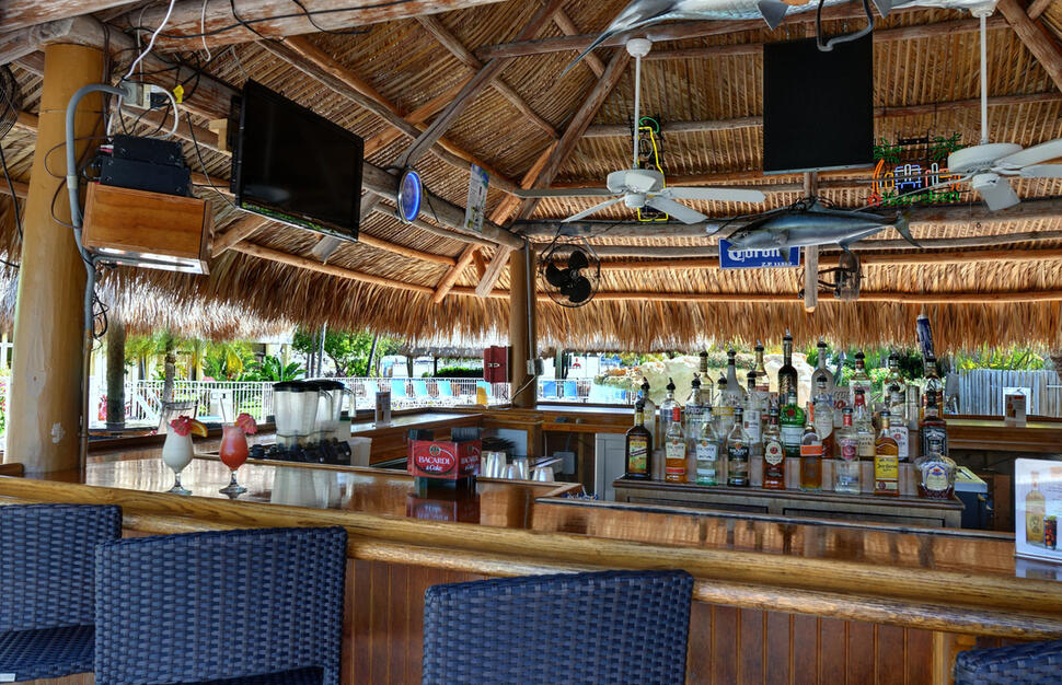 Tiki Bar, Holiday Inn Key Largo, Florida, USA
