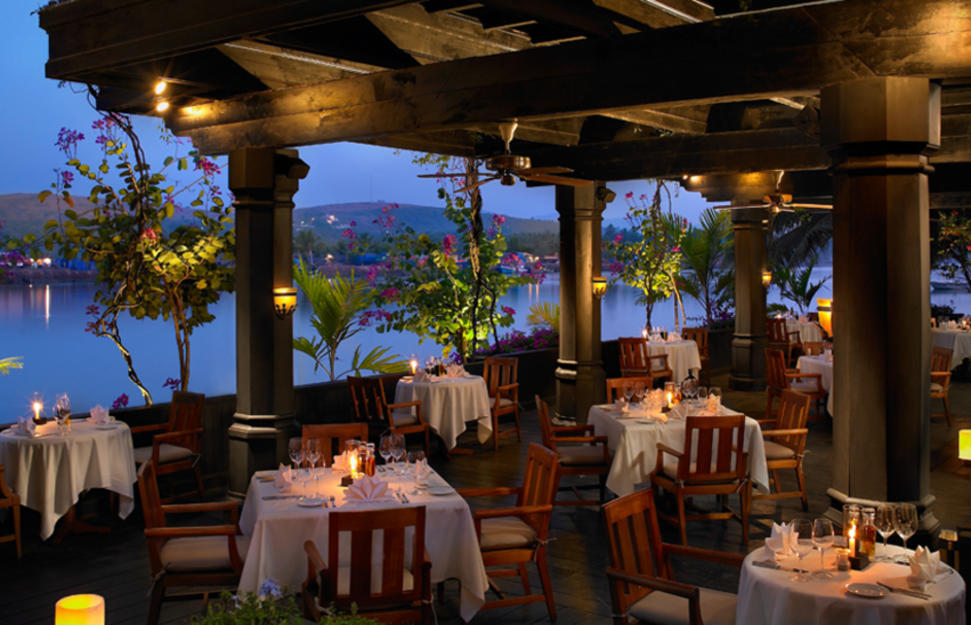 Riverside Restaurant, The Leela Goa, Indian Ocean