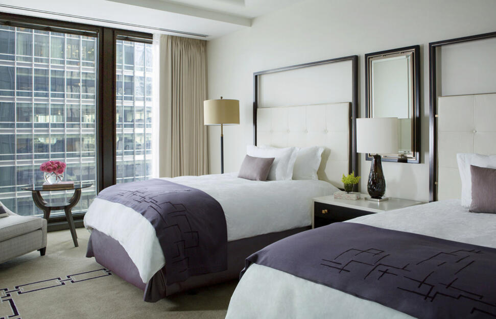 Grand Room bathroom, Langham Chicago, Illinois, East Coast, USA