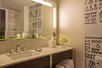 Guest room, bathroom, mirror, sink, Renaissance Nashville, Deep south, USA