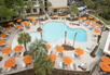 pool view, aerial view, sunbathing, swimming, outdoors, outside, Sonesta Hilton Head, USA, south carolina