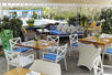 Terrazza Restaurant with pool view, Shore Club, South Beach, Miami