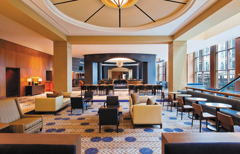 Lobby West, Sheraton Chicago Hotel and Towers, USA