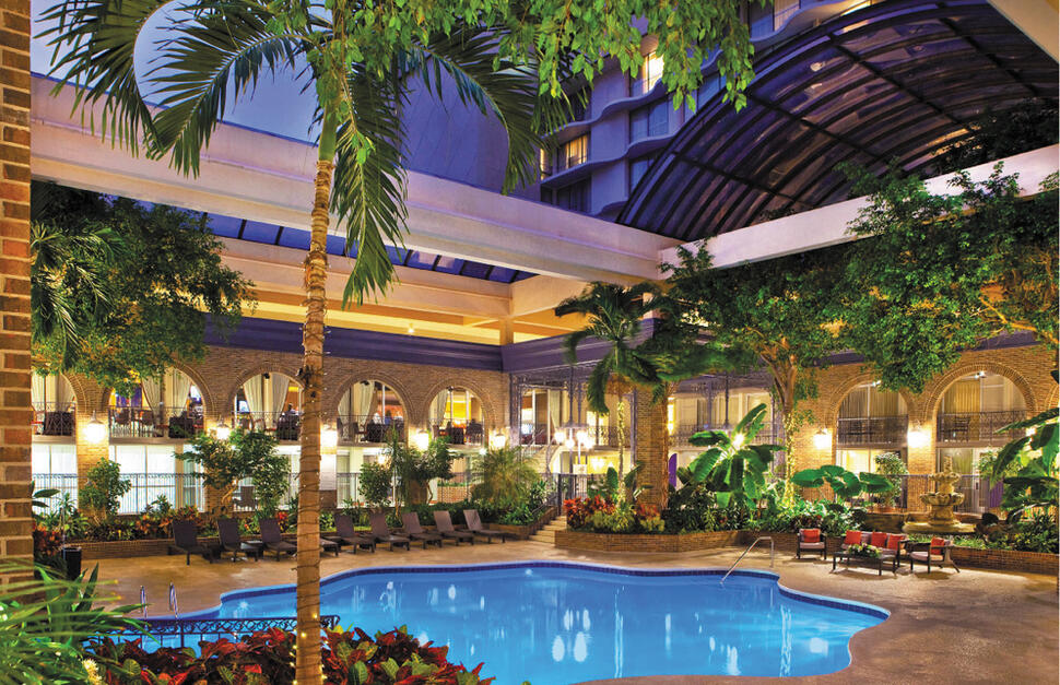 Swimming pool, Sheraton Atlanta Downtown, Atlanta, Georgia, Southern USA, USA