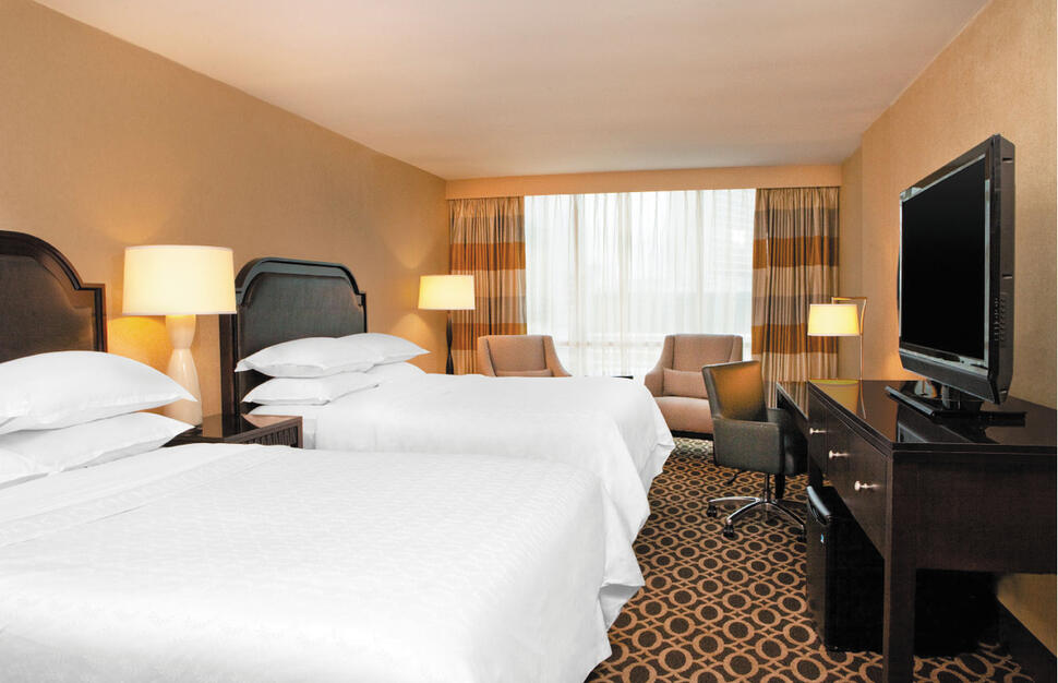 Standard Room with 2 double beds, Sheraton Atlanta Downtown, Georgia, Southern USA