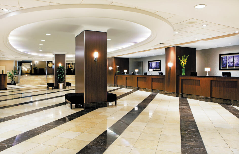 Lobby, Sheraton Atlanta Downtown, Atlanta, Georgia, Southern USA, USA