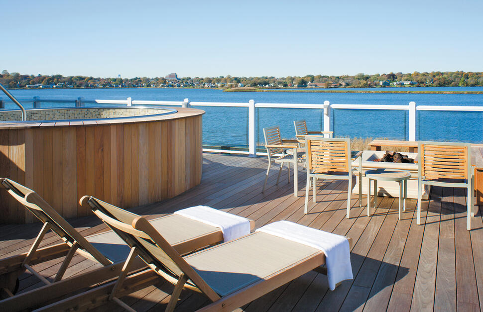 Spa deck