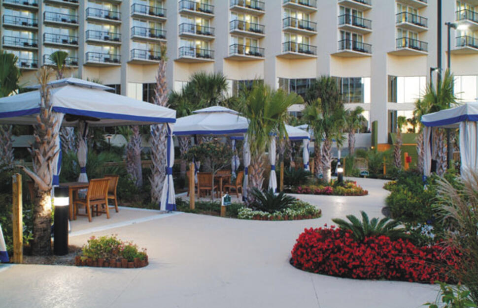 Cabanas at the Hilton Myrtle Beach