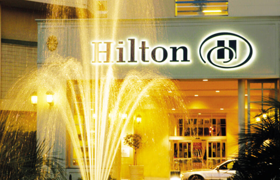 Hotel entrance, Hilton Myrtle Beach Resort