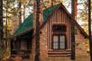 Lodge Exterior, Bryce Canyon Lodge, Utah, Western USA.
