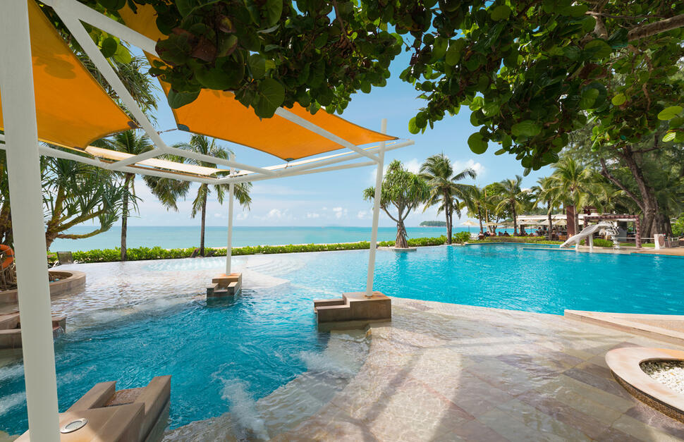 Beach Club Pool, Katathani Phuket Beach Resort, Thailand, Far East