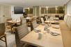 Breakfast dining room, table, chairs, Hilton Garden Inn Miami South Beach, South Beach, Miami, Florida