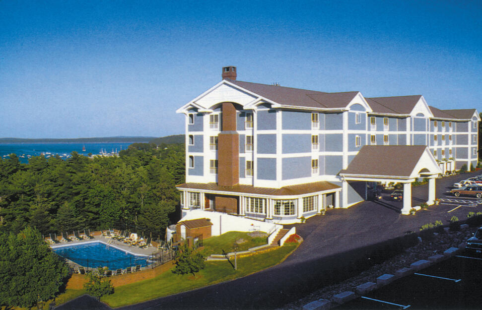 Exterior view of The Bluenose Inn, Bay Harbor, Maine.