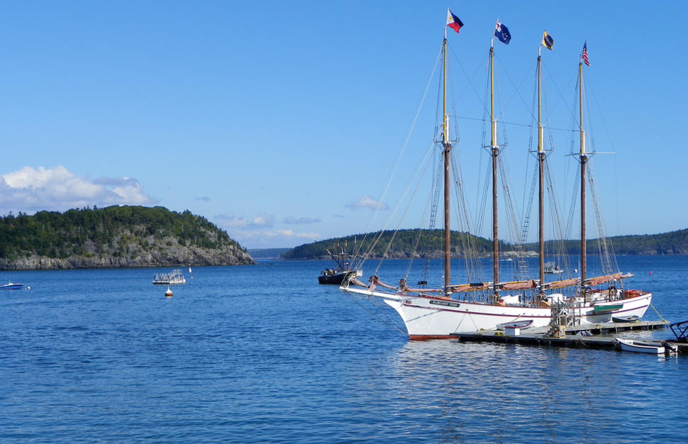 Harbour, The Bluenose Inn, Bar Harbor, Maine, USA