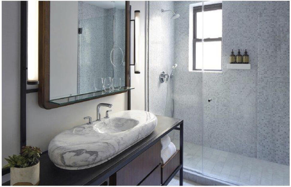 Bathroom in a Deluxe King Room