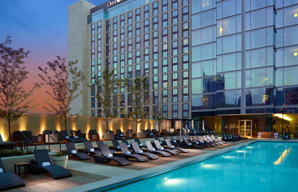 Rooftop swimming pool