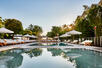 swimming pool, terrace, sunloungers